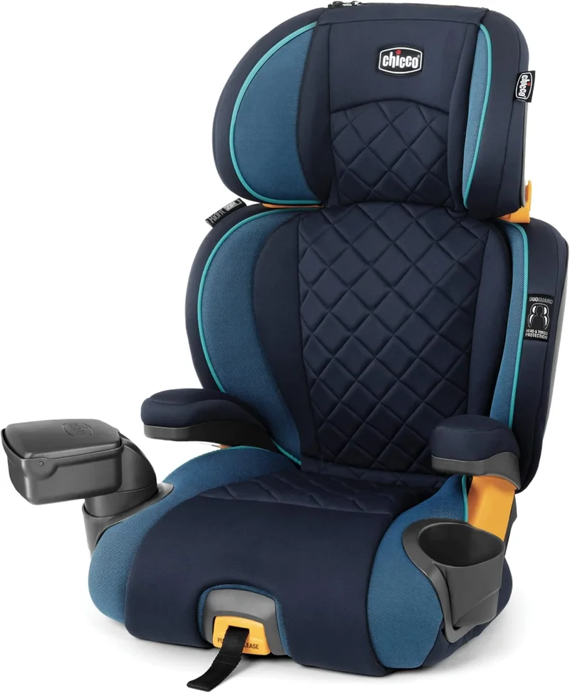 Chicco Chicco KidFit Zip Plus 2-in-1 Belt-Positioning Booster Car Seat, Seascape